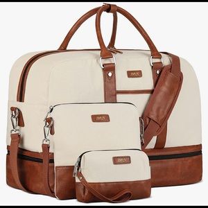 COPY - COPY - NWT Weekender Bag Large Overnight Bag 21”, MULTI DESIGNS AND COLO…